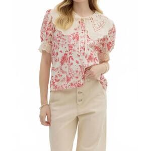 NEW ENTRO flawless impression crochet top in magenta